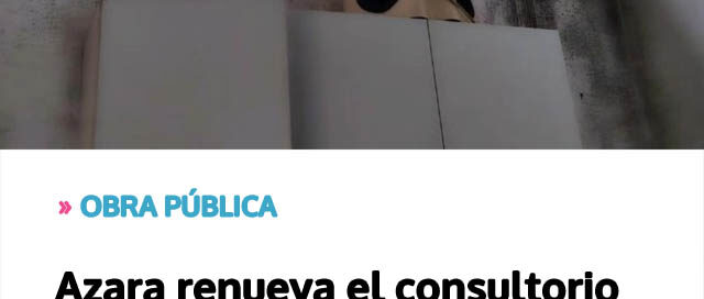 Azara renueva el consultorio odontológico del CIC y retomará la atención en febrero