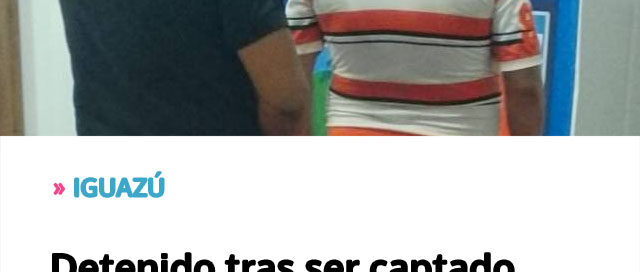 Detenido tras ser captado robando flores de un cantero en plena zona céntrica