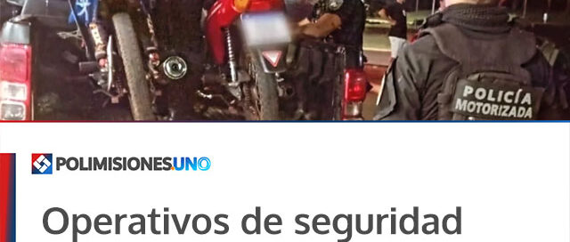 Operativos de seguridad vial en Oberá: retuvieron motos por ruidos molestos y detectaron múltiples casos de alcoholemia positiva