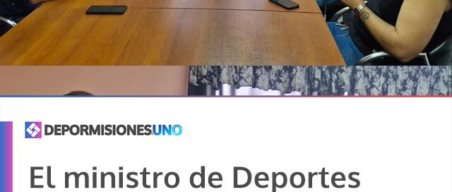 El ministro de Deportes visitó Azara y recorrió espacios deportivos de la localidad